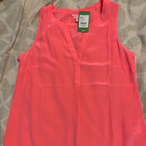 Lilly Pulitzer 100% Silk Sleeveless Stacey Top